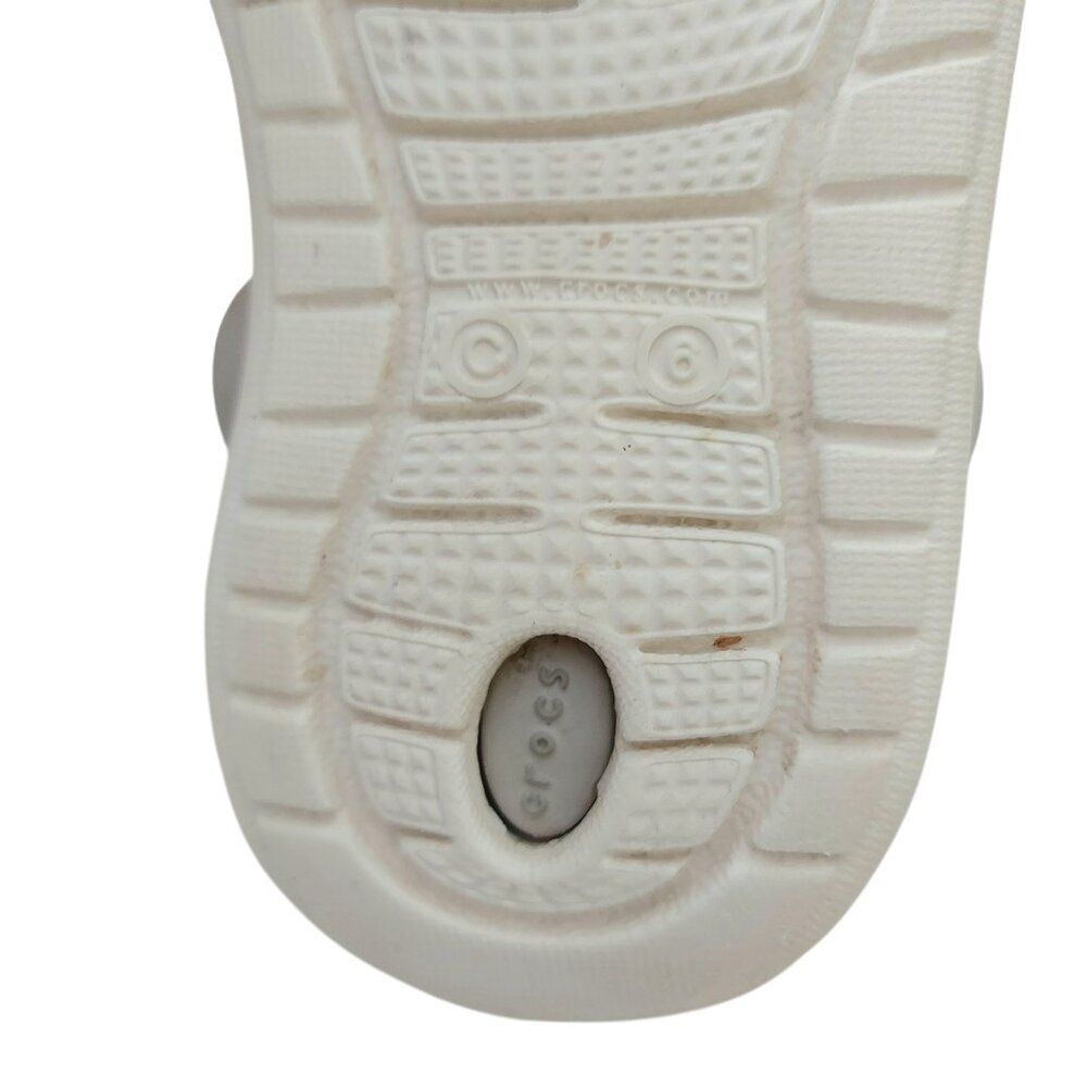 Crocs Literide Clogs Sandals Little Kids 6 Pink White - Picture 11 of 11